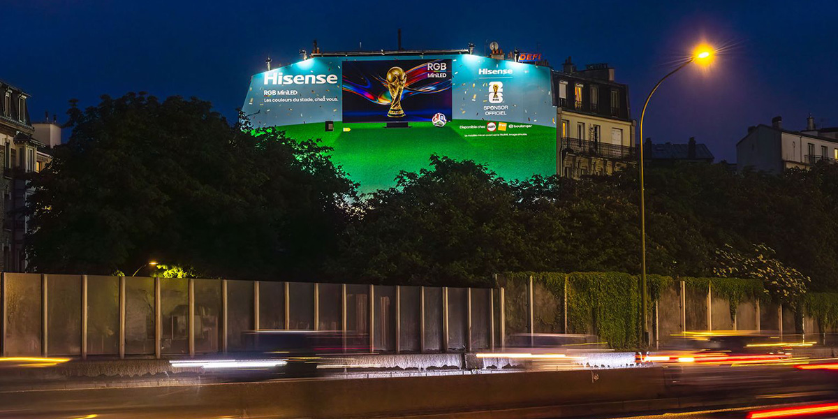 Publicité sur le périphérique parisien — Porte de Saint-Mandé, 226 m²